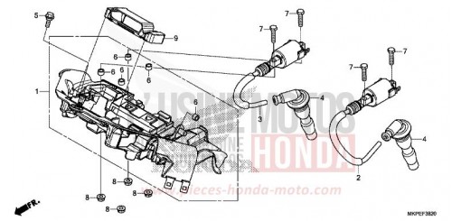 BOBINA DI ACCENSIONE CB500FAK di 2019